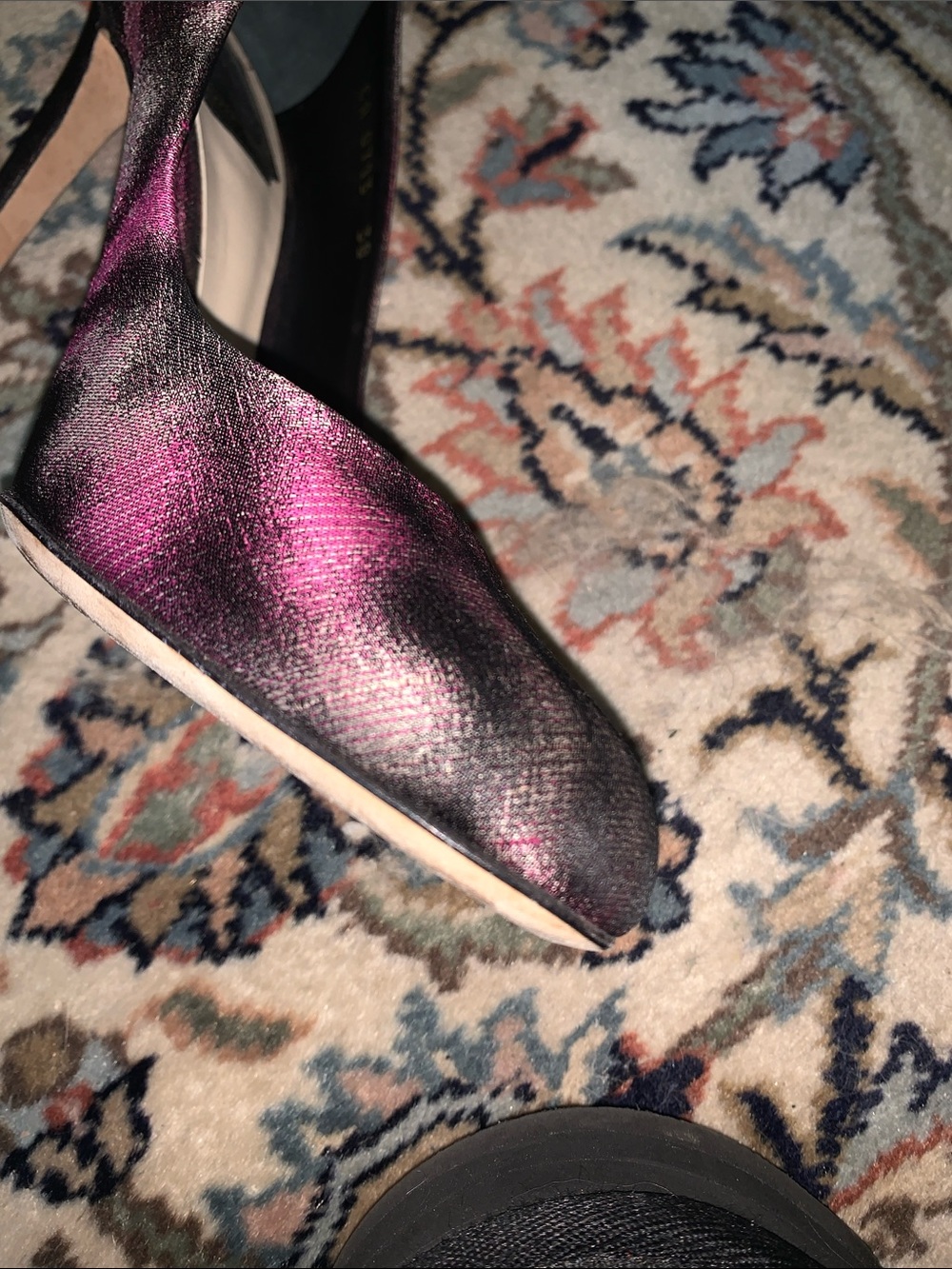 Dior Iridescent Plum Ombre Stiletto Pumps - Picture 3 of 14